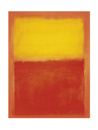 Rothko Orange Red Yellow